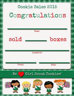 Fashionable Moms: Girl Scouts: FREE Printable Cookie Certificates Moms Girl, Brownie Girl Scout