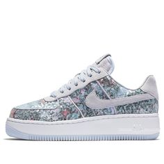 Nike Womens Air Force 1 Upstep Low 'Glass Slipper' Palest Purple/Palest Purple-White Sneakers/Shoes Womens Air Force 1, White Shoes Sneakers, Glass Slipper, Nike Womens, Air Force Sneakers, Nike Air Force 1, Sneakers Shoes, Nike Air Force Sneaker, White Sneakers