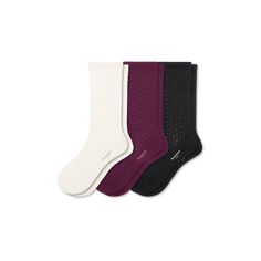 Effortless elegance. Serious comfort. This light and delicate pointelle knit is backed up by top-notch comfort tech, like Sure-Fit Cuffs that resist sliding down, built-in arch support, and a smooth, Seamless Toe. Gift Guide Women, Pointelle Knit, Women's Socks, Calf Socks, Reasons To Smile, Effortless Elegance, Starter Pack, Dear Santa, Always And Forever