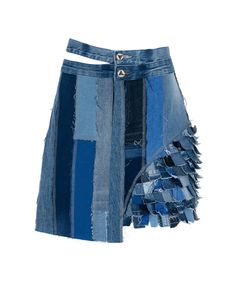 Here are your best blue skirt made from secondhand denim clothes. The composition is 100% cotton fabric.*The composition of the fabric may vary a little depending on the recycled materials. It is made in a patchwork technique to minimize our production waste. We use the pieces that would otherwise end up unused (leftover after producing regular collections).The loops, two side pockets, zip and button up fastening. These are unique patchwork skirt which combine great with tops , shirts, jackets a Medium Wash Cotton Cutoff Skirt, Blue Patchwork Mini Denim Skirt, Blue Patchwork Denim Mini Skirt, Blue Cotton Cutoff Mini Skirt, Blue Recycled Denim Bottoms With Patchwork, Denim Blue Cotton Cutoff Mini Skirt, Blue Cutoff Cotton Mini Skirt, Casual Reworked Blue Denim Skirt, Blue Cut-off Cotton Mini Skirt