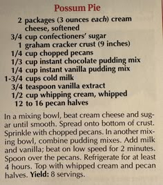 a recipe for making ice cream