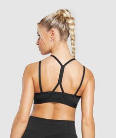 IT’S NOT YOU, IT’S YOUR SPORTS BRA With lightweight, breathable designs, comfortable cups and supportive straps, you can rely on our sports bras to be there for you, and for yours. • Cute double strap feature• Removable padding lets you to wear it how you want• Light V-neck• Stay-put elasticated underband SIZE & FIT• Medium support• Body fit• Model 1 is 5’8” and wears a size XS• Model 2 is 5’8” and wears a size XS MATERIALS & CARE• 78% Polyester , 22% Elastane SKU: B8A6A-BB2J Sport Bh, Black Sports Bra, Body Fit, Sports Bras, Next Day, Fitness Models, Sports Bra, Wear It, V Neck