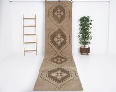 Long Runner Rug 3x13, Vintage Turkish Runner Rug, Neutral Oushak Runner Rug, Hallway Rug  Faded Runner Rug, 13886 SIZE; 94x410 CM - 3'1x13'4 FT Beautiful vintage Turkish Vintage Kilim Rug is around 60 - 70 years old and in very good condition. Handmade goods comes from anatolian villages of TURKEY Care:Dry cleaning only Before ship the Kilim ; we flatten borders, stretch /ironing, rework, border correction and re cleaning by my shop members. When you order we are shipping rugs in 1-3 business days with FEDEX and UPS İf the kilim does not come as promised we accept %100 refund Please Contact us for your wholesales order If You have any questions,Please Feel free to ask any questions .We'll be Happy to get back you asap we can Neutral Floor, Neutral Flooring, Long Runner Rug, Neutral Rug, Rug Entryway, Rug Neutral, Runner Rug Hallway, Vintage Runner Rug, Hallway Runner