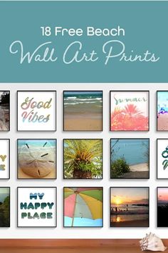 the beach wall art prints are all over the place