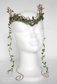 Elven Headpiece, Elf Tiara, Woodland Elf, Fairy Crown, Elf Costume, Fairy Clothes, Fairy Aesthetic, Fantasy Costumes, Fairy Costume