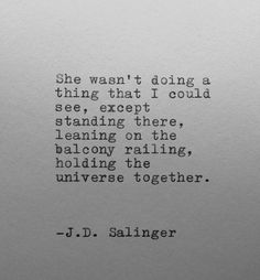 a quote from j d salinger on the topic of science and technology in literature