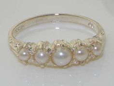 Luxury Vintage White Gold Pearl Ring, Vintage Jewlery, Pearl Vintage, Jewelry Lookbook, Fantasy Jewelry, Girly Jewelry