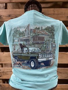 Backwoods Born & Raised Store Comfort Colors Unisex T-Shirt - SimplyCuteTees Country Boyfriend Gift Ideas, Country Brands, Country T Shirts, Backwoods Logo, Western Closet, Western T Shirts, Country Fall Outfits, Country Outfits Women