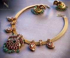 Mango Necklace, Latest Indian Jewellery, Antique Gold Jewelry Indian, Traditional Indian Jewellery