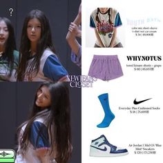 Jeans Wardrobe, Mint Sneakers, Air Jordan 1 Mid Gs, Fashion Kpop, Kpop Style, Airport Fashion, Dance Fashion