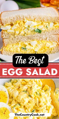 the best egg salad recipe is made with eggs and cheese