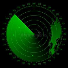 a green radar screen with an arrow pointing to the earth royalty illustration stock images and clippings