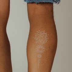 Silver Fireworks Temporary Tattoo 2.5 in x 6.5 in Fourth Of July Tattoo Ideas, Fireworks Tattoos, July Tattoo, Firework Tattoo, Fourth Of July Celebration, Fireworks Design, Side Tattoos, Tattoo Removal