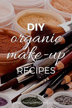 Diy Organic Makeup, Make Up Natural, Natural Therapy, Organic Makeup