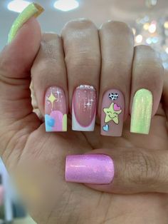 Color Block Nails, Pedicure Nail Designs, Pretty Nail Colors, Gold Glitter Nails, Magic Nails, Subtle Nails, New Nail Designs, Pretty Nail Art Designs