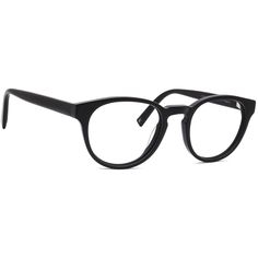 Condition: Pre-Owned: In Pristine Condition.  . Brand: Warby Parker . Model: Percey M 101 . Color: Jet Black Matte . Material: Acetate . Shape: Round Keyhole Bridge. Made in: Italy. Lenses: These eyeglasses do not come with lenses, which is ideal to fit them with your own prescription or non-prescription lenses. To make lenses that are a perfect fit, your lab technician will use a tracer machine that traces the shape of the frame for the exact measurements. . Note: Does NOT come with case and/or accessories however the item will be shipped in sturdy packaging. . Size: Lens Width: 48 mm Bridge Size: 20 mm Lens Vertical: 41 mm Temple Length: 140 mm Overall Width: 134 mm Frame Vertical: 45 mm  . Lab Technician, Matte Material, Warby Parker, Eye Wear Glasses, Round Frame, Black Matte, Jet Black, Prescription Lenses, Eyewear Sunglasses