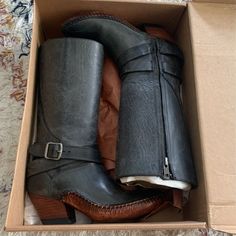 Rare Ariat Womens Boot. Used Once. Dark Grey.Like New. Ariat Womens Boots, Womens Ariat Boots, Ariat Shoes, Ariat Boots, Shoes Heels Boots, Heeled Boots, Shoes Women Heels, Womens Boots, Shoes Heels