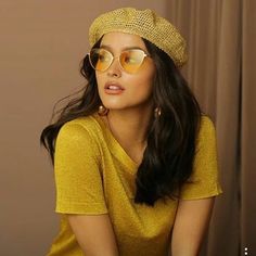 Liza Soberano Liza Soberano Instagram, 90s Photoshoot, Woman Face Photography, Glasses Women, Birthday Woman, Girl Crushes