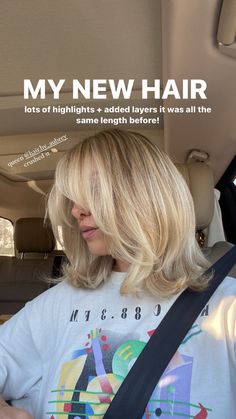 90s Lob, Hair Refresh, 90s Haircuts, Perfect Blonde Hair, Blowout Hair, Blonde Hair Inspiration, Blonde Hair Looks, Hair Appointment, Shirt Hair