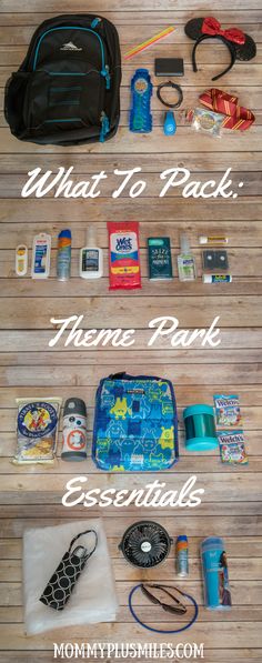 what to pack in there park essentials