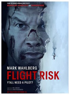 a movie poster for the film flight risk