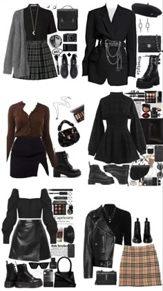 Fashion Types Style, Joji Concert Outfit Ideas, Corporate Goth Capsule Wardrobe, Friday The 13th Outfit Ideas, Villian Era Outfits, Aquarius Venus Fashion Style, Comic Con Outfits Casual, Spring Dark Academia Outfits, Witchy Capsule Wardrobe