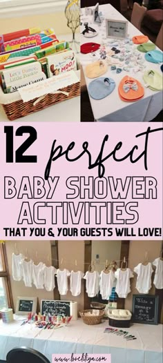 baby shower activities that you and your guests will love to have in their home or office