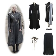 Khaleesi Cosplay, Daenerys Costume, Daenerys Targaryen Dress, Daenerys Targaryen Costume, Targaryen Cosplay, Coat Inspiration, Daenerys Targaryen Cosplay, Disney Costumes Diy, Cloak Dress