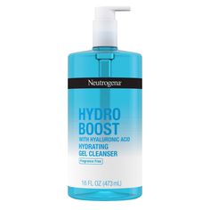 Looking for a face cleanser that gently and thoroughly cleanses while providing hydration? Try Neutrogena Hydro Boost Fragrance Free Hydrating Gel Facial Cleanser. This foaming facial cleanser from a dermatologist-recommended brand is perfect for dry, sensitive, and acne-prone skin. It transforms into a silky foaming lather that removes dirt, oil, makeup & impurities while leaving skin soft & supple. With Barrier Care Technology and hyaluronic acid, a natural skin hydrator, this gentle face wash Lush Desserts, Hydro Boost Water Gel, Hydro Boost, Milk Cleanser, Neutrogena Hydro Boost