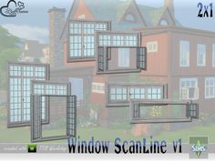 the windows are open and ready to be used in this house design software program for windows