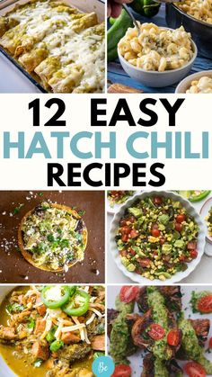 12 easy hatchch chili recipes that are perfect for the grill or potluck