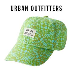 New With Tag. Urban Outfitters Uo-76 Green And Turquoise Blue Baseball Cap. Gear Up For Summer In This Uo Baseball Cap. With A Uo-76 Patch Logo At The Front. Adjustable Slider Strap Closure. Content - 100% Cotton One Size Fits Most (B17-2) Urban Style Curved Brim Summer Hats, Urban Style Summer Visor Hat, Urban Summer Visor Hat, Urban Style Adjustable Hats For Summer, Urban Style Visor Hats For Summer, Urban Adjustable Hats For Summer, Urban Style Adjustable Summer Hats, Urban Visor Hats For Summer, Summer Casual Six-panel Baseball Cap