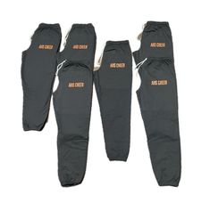 Welcome to Lily's Custom Corner Shop Custom Sweatpants-Heavy Blend, personalize your sweatpants, customized custom school team sweatpants, custom work out sweatpants-NO POCKETS! SPECS for Gildan Brand sweatpants: - 8 oz./yd² (US) 13.3 oz./L yd (CA), 50/50 cotton/polyester, 20 singles - Classic fit - Covered elastic waistband with drawcord - Elasticized cuffs - Tear away label - Proud member of the U.S. Cotton Trust Protocol - Made with OEKO-TEX certified low-impact dyes **Disclaimer: If we are out of the brand shown in the listing we use similar alternative brands with the same quality or better**  We can not guarantee each color. It depends on availability with our wholesalers. DESIGN SIZES (Up to 25 characters):  Design size varies per sweatpants size and style. Our standard sizes for de Dance Team Sweatpants, Sweatpants Ideas, Fall Sweatpants, Custom Sweatpants, Corner Shop, School Team, Characters Design, Dance Team, Sugar Land