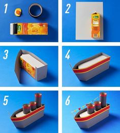 how to make a paper boat out of toilet paper and other things that are in it