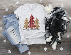 Buffalo Plaid Christmas Tree Trio Graphic Tee, Ladies Christmas shirt, Christmas shirt, Ladies sublimated shirt, Holiday Graphic Tee,  tee Christmas Tree Trio, Ladies Christmas Shirts, Buffalo Plaid Christmas Tree, Holiday Graphic Tees, Plaid Christmas Tree, Sublime Shirt, Buffalo Plaid Christmas, Marble Colors