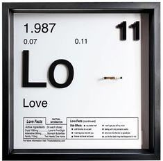 a clock with the word love written on it