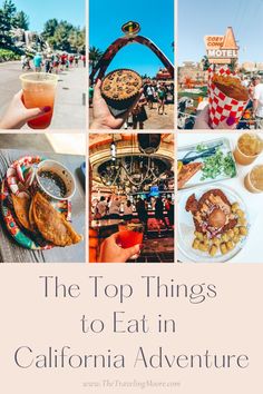 2023 Disney California Adventure Food and Restaurant Guide Best Snacks To Take To Disneyland, What To Eat In Disneyland, Things To Eat At Disneyland, Best Disneyland Snacks, Disneyland Snacks 2023, Best Disneyland Food 2023, Best Food Disneyland, Best Disneyland Food 2024