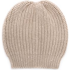 Find BRUNELLO CUCINELLI Cashmere And Silk Beanie on Editorialist. The accessory combines the soft, flowing cashmere Feather yarn with the precious cashmere and silk Diamond yarn, characterized by small paillettes that enrich the texture with intense bright reflections. Plain stitch Beige Beanie, Feather Yarn, Cashmere Hat, Cashmere Beanie, Grey Beanie, Womens Cashmere, Pearl Grey, Brunello Cucinelli, Beige Color