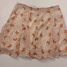 Nwot Orange/Rust Butterfly Design Skirt. Fun Skirt With Low Pleats That Allow For Fun And Flirty Movement/Swing. Very Comfortable. Inner Liner To Prevent See-Through. Us Size S. Measurements Are In The Photos. Lightweight. Perfect For Spring And Summer With Boots, Ballets Or Sandals. Bought Because Daughter Fell In Love And Had To Have, Never To Be Seen On A Body Since Coming Home. Trendy Skirted Bottoms From Forever 21, Trendy Skirted Bottoms Forever 21, Casual Flared Skort With Floral Print, Trendy Skirted Bottoms By Forever 21, Casual Summer Mini Skirt From Forever 21, Casual Lined Skort By Forever 21, Forever 21 Skort For Spring, Trendy Forever 21 Flared Skirt Bottoms, Cute Flared Summer Skirt