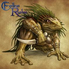 Endless Realms bestiary - Boggard by jocarra Demon Book, Monster Hunt, Fantasy Drawings, Cool Monsters, Creature Drawings, Mythological Creatures, Dungeons And Dragons Homebrew