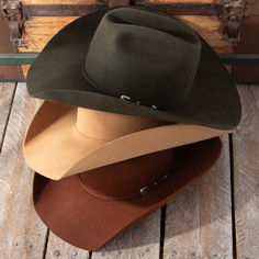 Available in 8 different colors- Find your perfect felt hat from Rodeo King at Rod's True Western