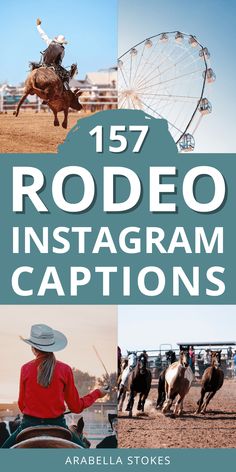 the cover of rodeo instagram captions