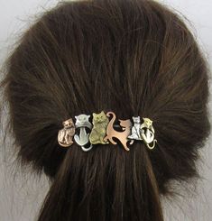 Ballerina Gift, Cat Crazy, Wedding Barrettes, Cat Fashion, Roxy Women, French Barrette, Cat Hair, Cat Accessories, Cat Jewelry