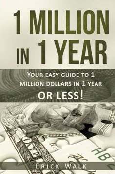 the cover of one million in 1 year, with an elephant laying on top of money