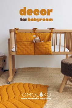 🌿 Keep your nursery organized with this stylish and practical crib pocket organizer. Featuring a minimalistic scandi design, it's perfect for storing toys, books, accessories, or diapers.

✨ Key Features:

Multi-use storage for cribs, beds, or walls
Two sizes available: 30x50 cm (12x20 in) or 60x50 cm (24x20 in)
Durable design with padded backing for structure
Easy to tie with adjustable laces
Available in 12 colors to match your nursery decor
🌟 Perfect for keeping essentials within reach while adding a stylish touch to your nursery or kids' room.