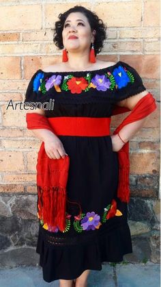 Mexican Birthday Parties, Mexican Embroidered Dress, Fiesta Outfit, Boda Mexicana, Mexican Outfit, Mexican Party, Mexican Dresses