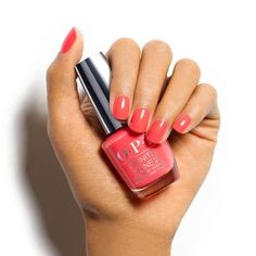 A spicy shade of coral.   COLOR: Reds FINISH: Creme Gel Polish Colors Summer, Opi Coral Nail Polish, Opi Gel Polish Colors Summer, Opi Gel Polish Colors, Nail Polish 2023, Coral Nail, Coral Nail Polish, Opi Gel Nails, Opi Nail Colors