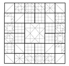 an image of a pattern that looks like it is made out of squares and rectangles