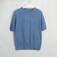 Kylethomasw Summer Knitted T-shirt Women Fashion Short Sleeve O-Neck Slim White Sweater Female Solid Casual Pullovers Knitwear Casual Crew Neck T-shirt With Knit Fabrication, Soft Knit Short Sleeve Sweater, Solid Knitted Crew Neck Top, Casual Soft Knit Short Sleeve Tops, Knitted V-neck Top For Work, V-neck Knitted Workwear Tops, Casual Stretch Short Sleeve Sweater, Stretch Knitted Crew Neck Top, Summer Fine Knit Crew Neck Sweater