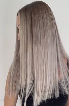 Ash Blonde Hair Balayage, Beige Blonde Hair, Perfect Blonde Hair, Ash Blonde Hair Colour, Beige Hair, Silver Blonde Hair, Ash Hair Color, Ombre Hair Blonde, Cool Blonde Hair